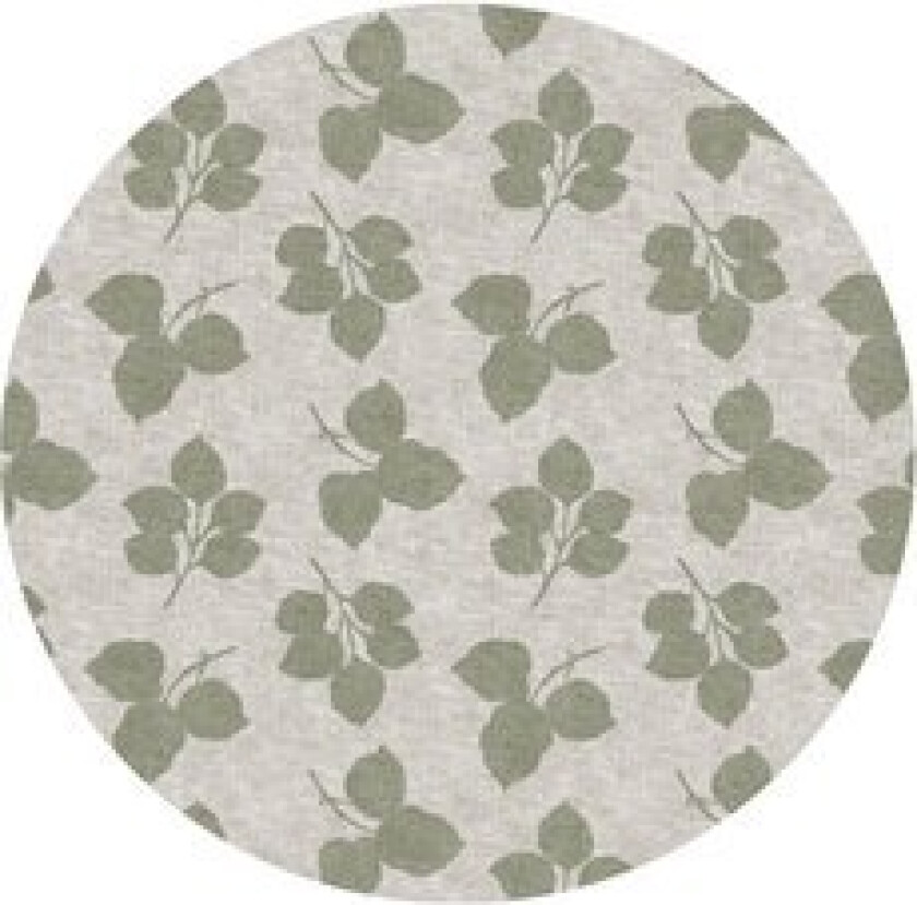 Voksduk Leaf rund ø 140 cm