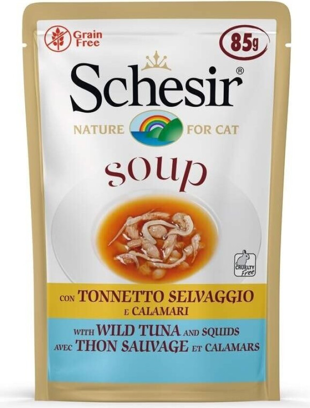 Schesir Soup Tunfisk med Blekksprut 85 g