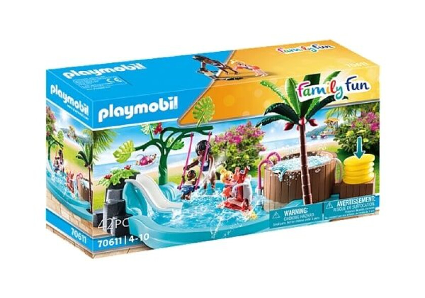 Playmobil Family Fun - Barnebasseng Med Boblebad 70611