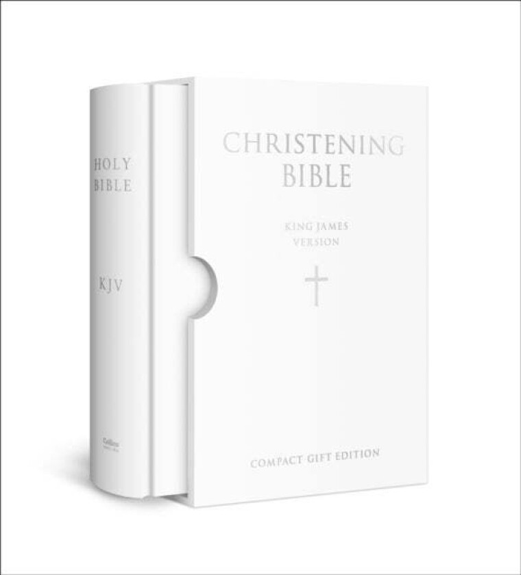 HOLY BIBLE: King James Version (KJV) White Compact Christening Edition av Collins KJV Bibles