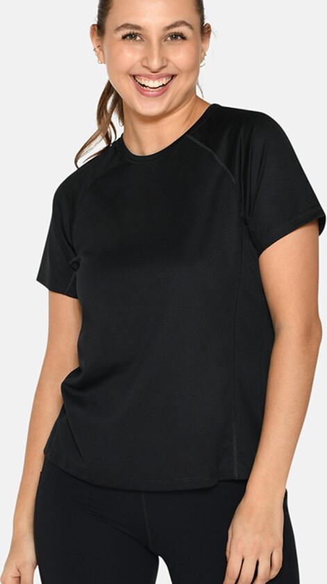 Women Sports T-shirt, Farge: Svart, Størrelse: XXL, Kvinner