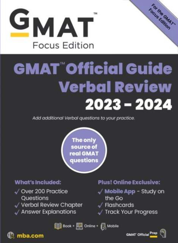 GMAT Official Guide Verbal Review 2023-2024 av GMAC (Graduate Management Admission Council)