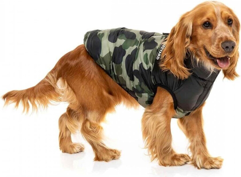 FuzzYard Harlem Puffer Hundejakke Camo (3)