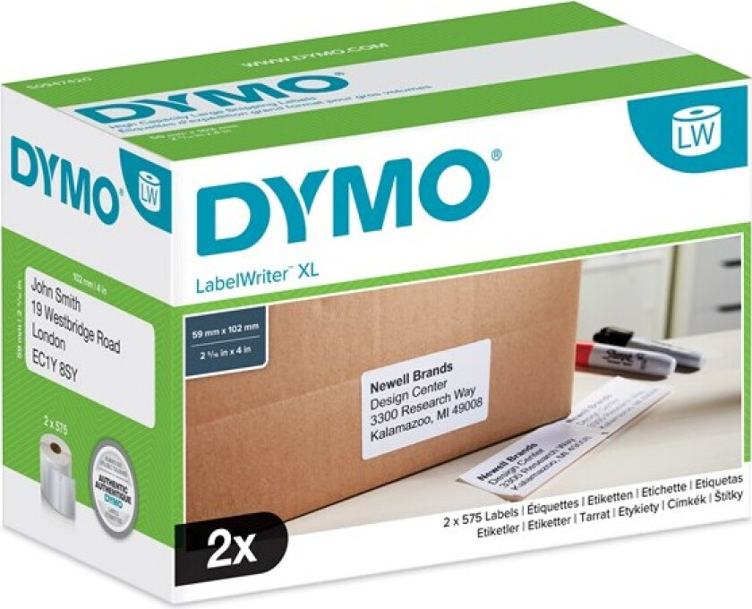 Bilde av Dymo High Capacity Large Shipping Labels