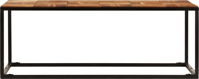 Salongbord 110x60x40 cm heltre akasie og stål