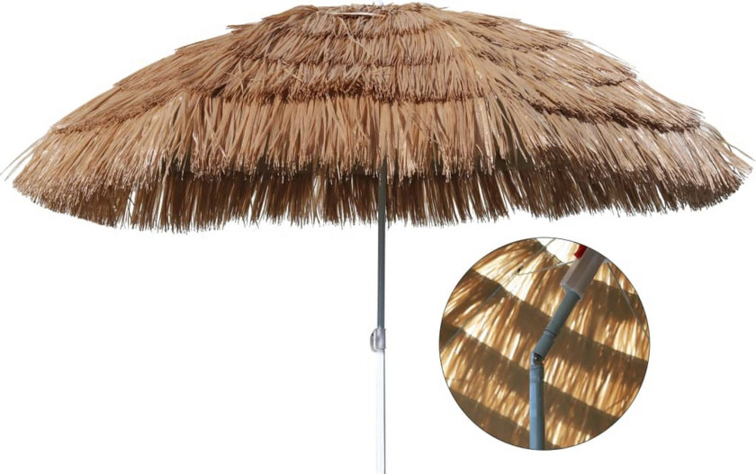 Strandparasoll Hawaï 160 cm beige