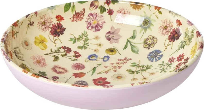 - Melamine Salad Bowl with Floras Dream Print