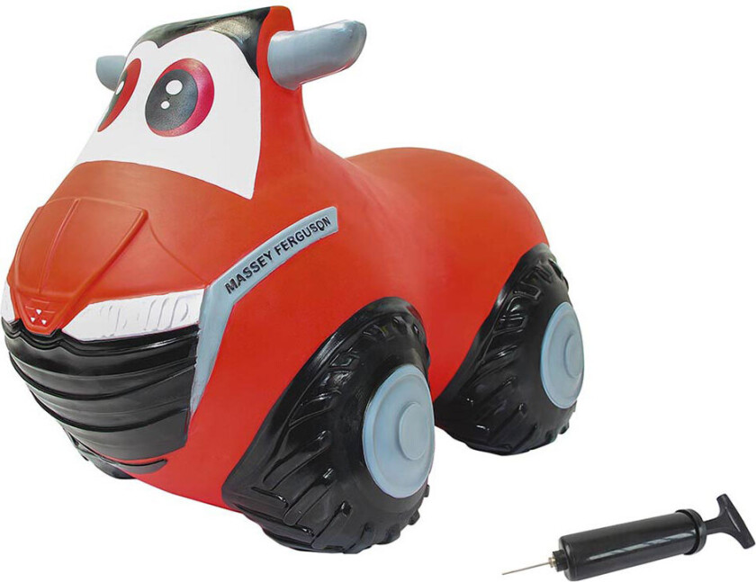 Massey Ferguson Bouncy Tractor with pump, 50 kg, Rød, 1,63 kg
