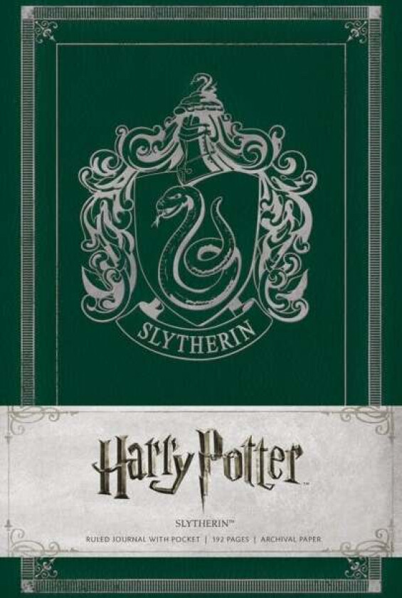 Harry Potter Slytherin Hardcover Ruled Journal av Insight Editions