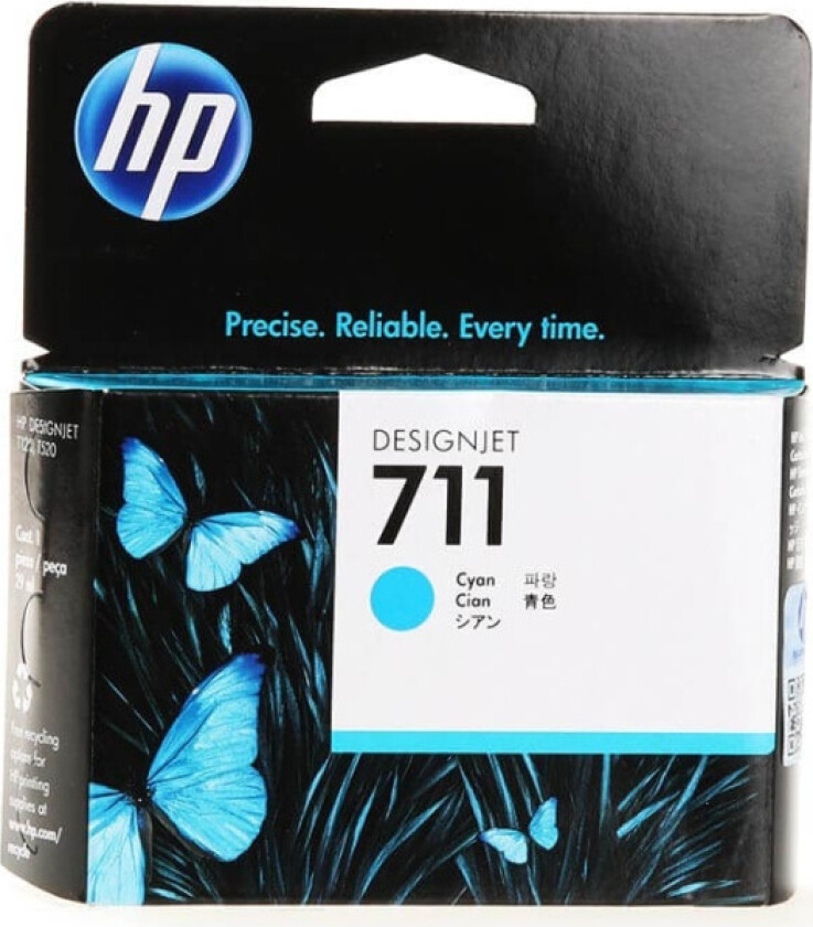 Hp Blekk Cyan 711, 29ml - Dj T120