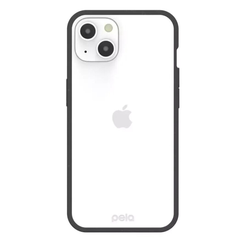 Pela Clear Miljøvennlig 100% Nedbrytbart Deksel til iPhone 13 - Svart