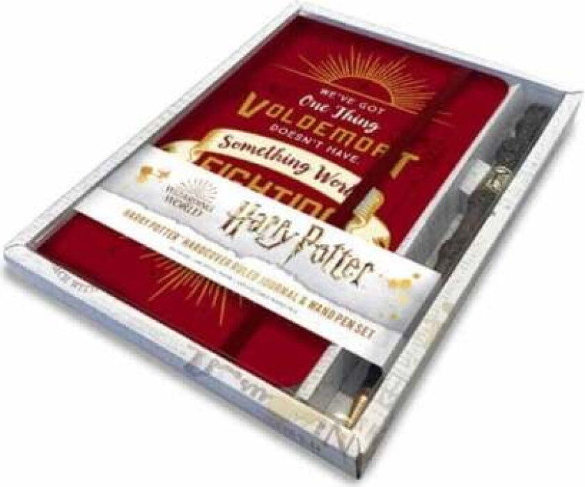 Harry Potter: Harry Potter Hardcover Ruled Journal and Wand Pen Set av Insight Editions