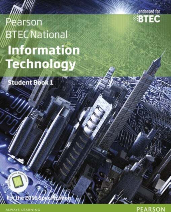 BTEC Nationals Information Technology Student Book + Activebook av Jenny Phillips, Alan Jarvis, Mark Fishpool, Richard McGill, Tim Cook, David Atkinso