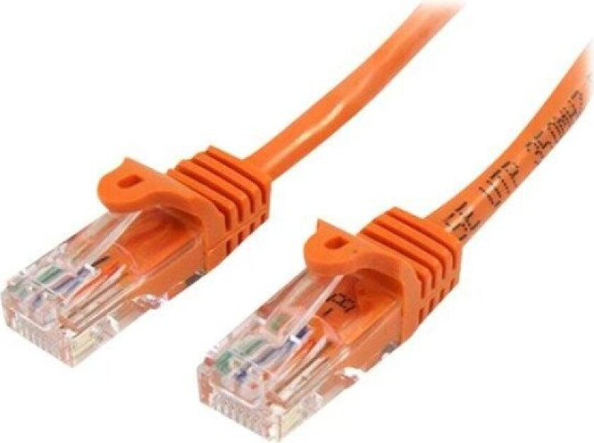 5m Orange Cat5e / Cat 5 Snagless Ethernet Patch Cable 5 m - patch cable - 5 m - orange