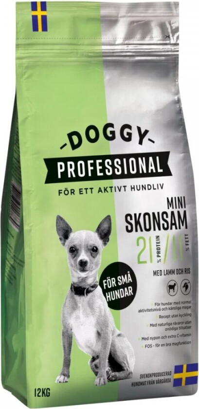 Doggy Professional Mini Skånsom (12 kg)