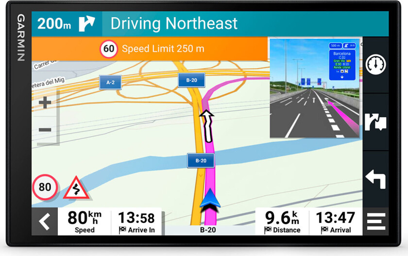 Bilde av DriveSmart 86 - GPS-navigator - for kjøretøy 8 bredskjerm