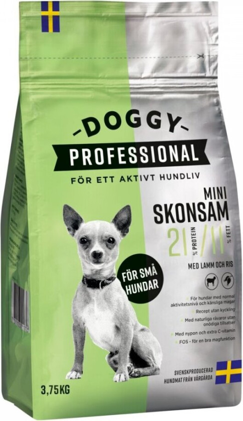 Doggy Professional Mini Skånsom (3,75 kg)