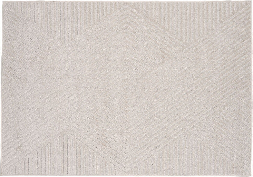 Aron teppe 290x200cm hvit.