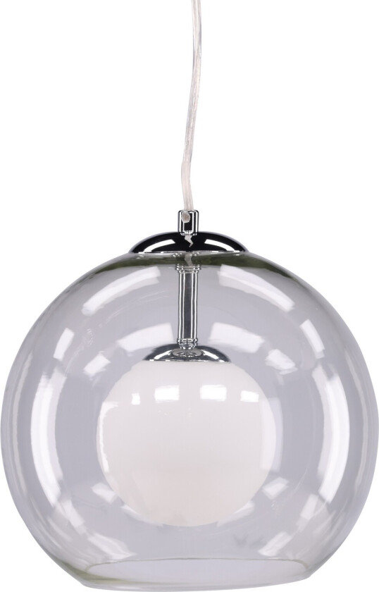 Roche belysning pendel lys 25x25x25cm grå.