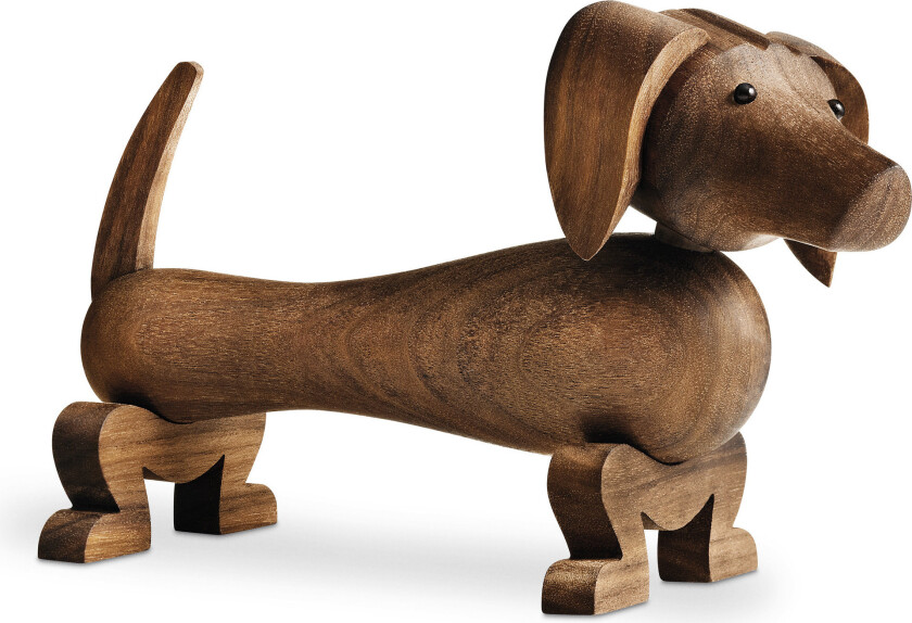 Bilde av Kay Bojesen hund 18,5 cm valnøtt