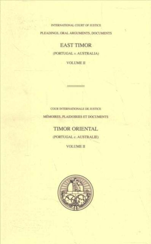 Case concerning East Timor av International Court of Justice