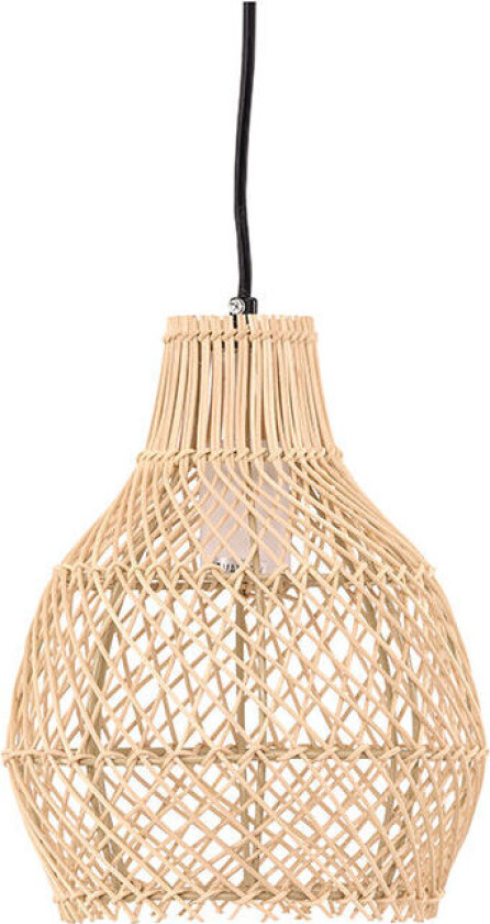 Varekil belysning pendel lys 20x20x25cm natur.