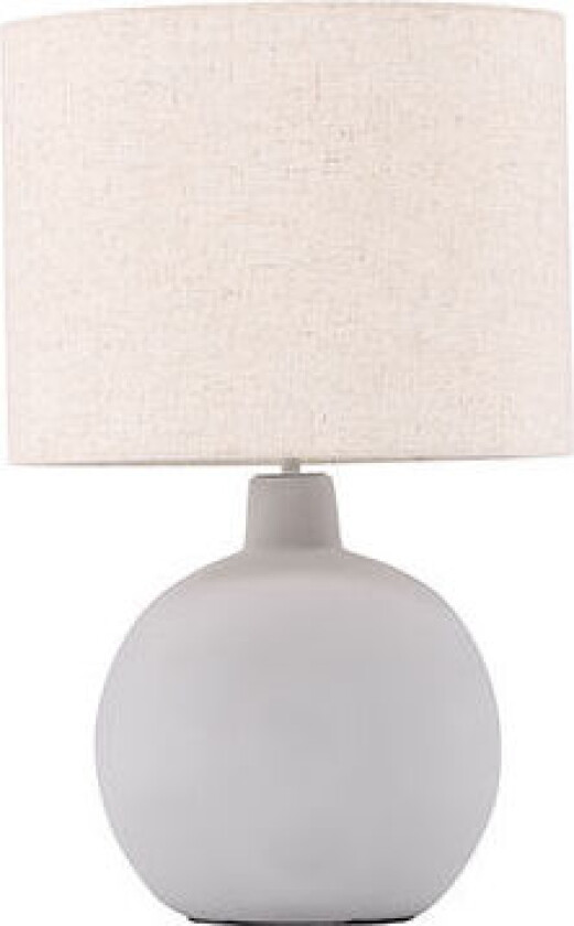 Torcello belysning bordlampe 32x32x51cm grå.
