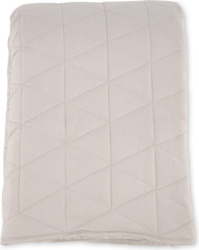 Nilla sengeteppe 260x260cm beige.