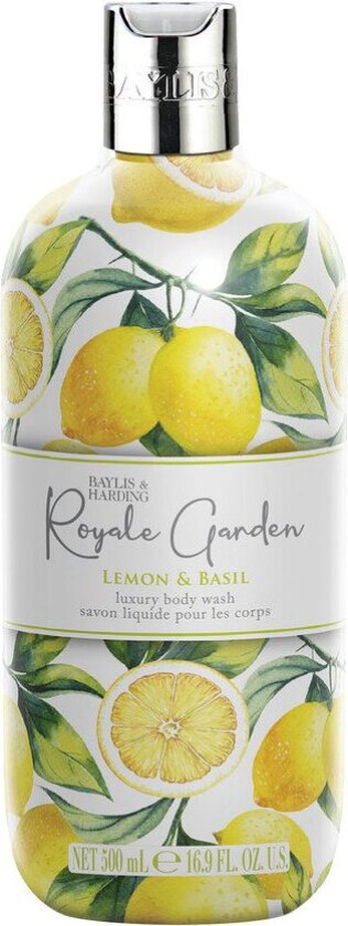 Royale Garden Lemon & Basil Body Wash 500ml