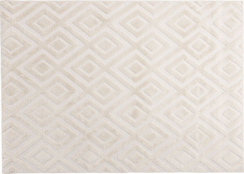 Pia teppe 290x200cm hvit.