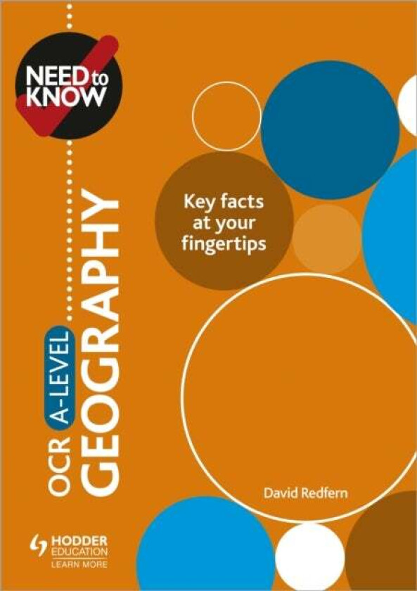 Need to Know: OCR A-level Geography av David Redfern