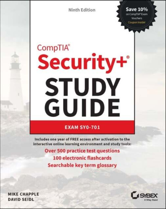 CompTIA Security+ Study Guide with over 500 Practice Test Questions av Mike (University of Notre Dame) Chapple, David (Miami University Seidl, Univers