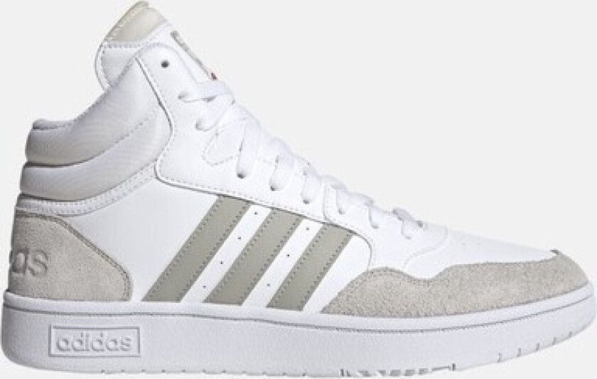 Hoops 3.0 Mid, Ftwwht/Metgry/Greone, 44