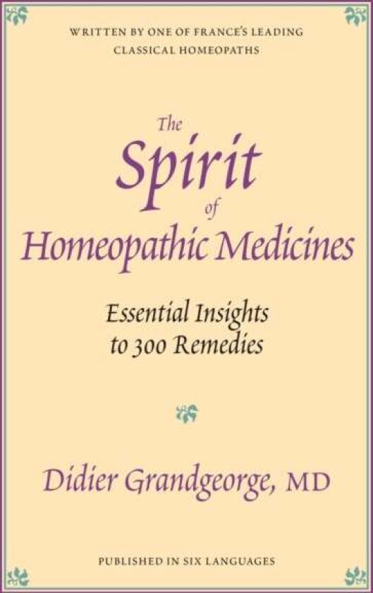 The Spirit of Homeopathic Medicines av Didier Grandgeorge
