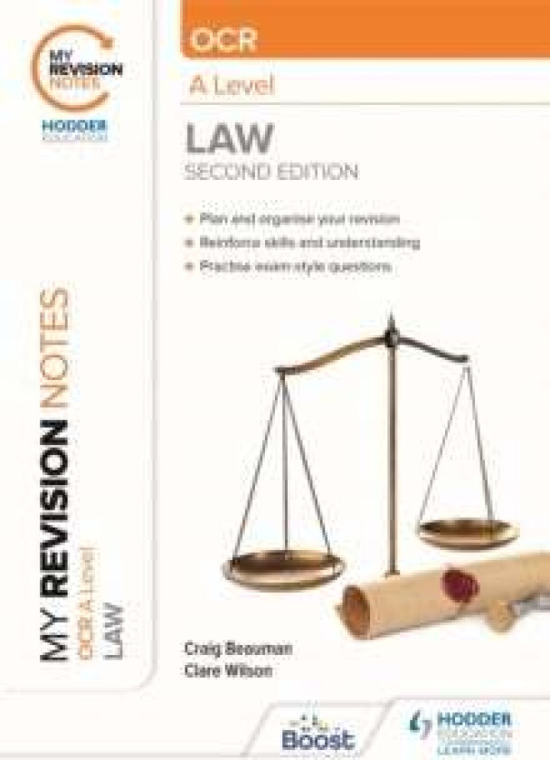 My Revision Notes: OCR A Level Law Second Edition av Craig Beauman, Clare Wilson