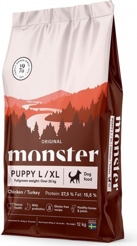 Monster Dog Puppy Large & XL Chicken & Turkey (12 kg)