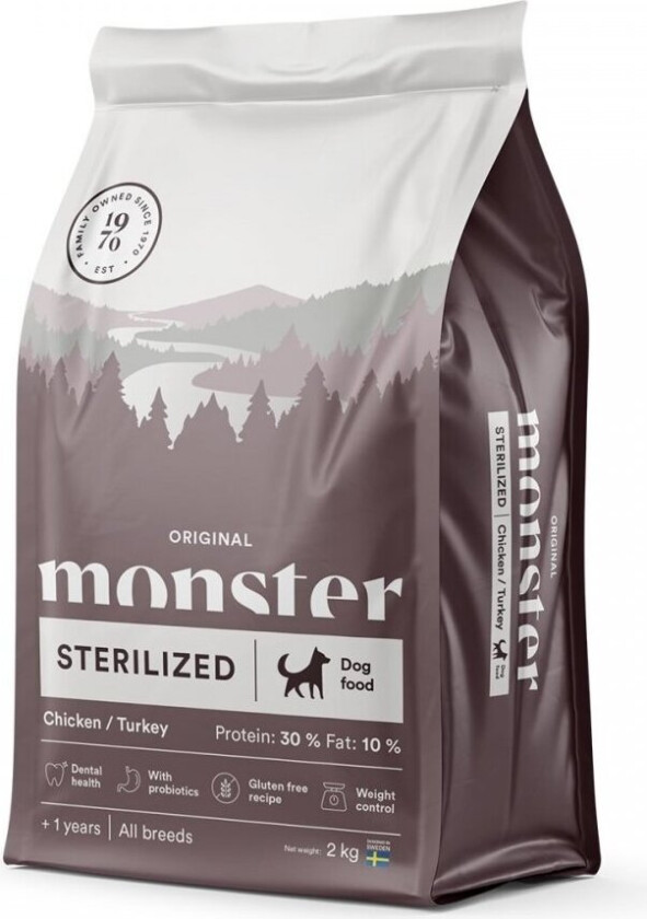 Monster Dog Adult All Breeds Sterilized Chicken & Turkey (2 kg)
