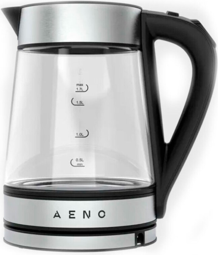 Vannkoker Aeno EK1 Gjennomsiktig 1,7 L 2200 W Sort