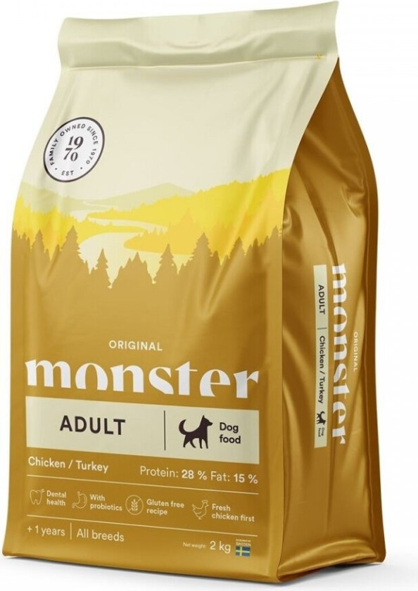 Monster Dog Adult All Breed Chicken & Turkey (2 kg)