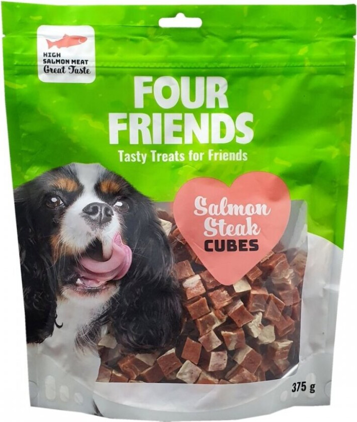 FourFriends Salmon Steak Cubes (375 g)