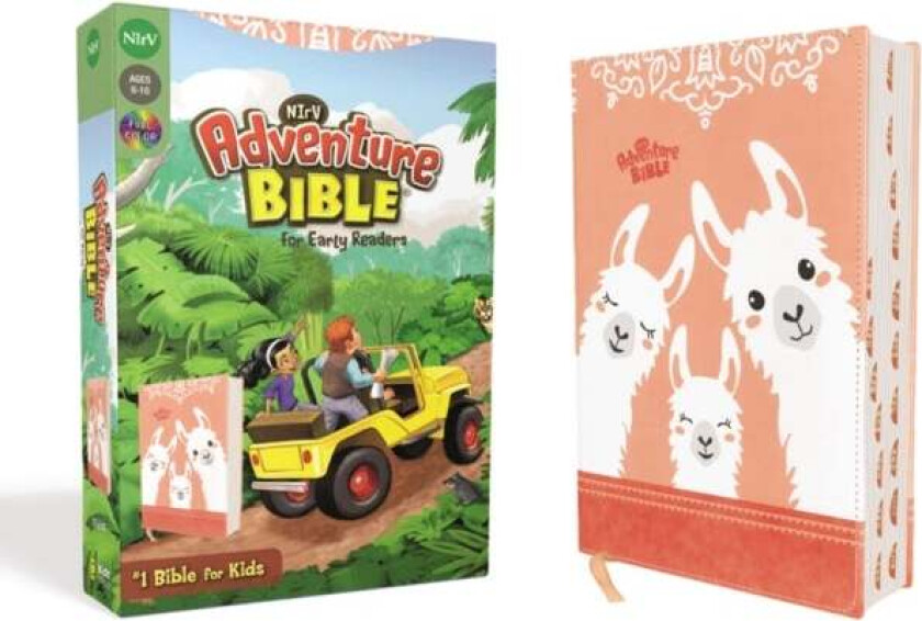 NIrV, Adventure Bible for Early Readers, Leathersoft, Coral, Full Color, Thumb Indexed Tabs av Lawrence O. Richards