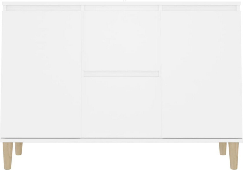 Skjenk hvit 103,5x35x70 cm sponplate