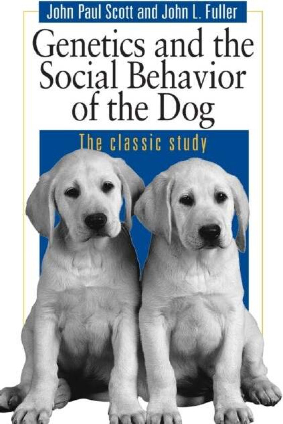 Genetics and the Social Behaviour of the Dog av John Paul Scott