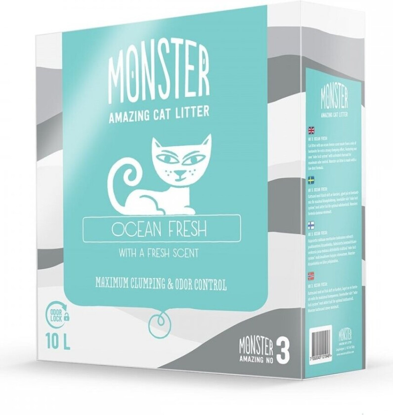 Monster Kattsand Ocean Fresh 10 liter