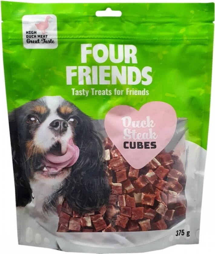 FourFriends Duck Steak Cubes (375 g)
