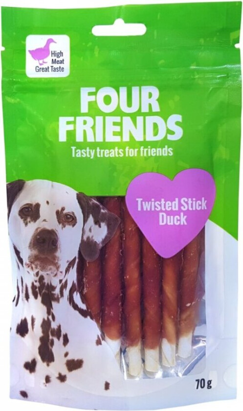 FourFriends Twisted Stick Duck 12,5 cm 40 pack (7-pack)
