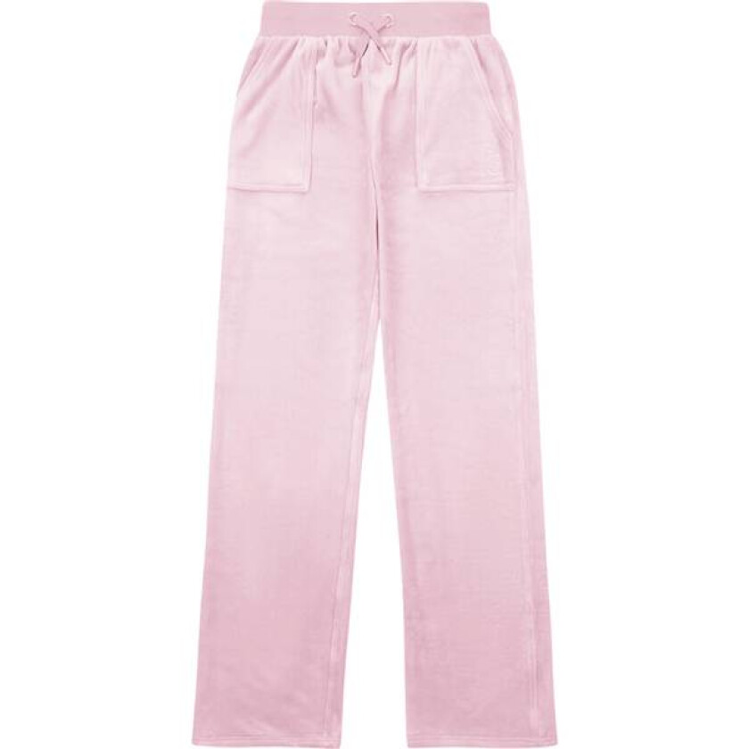 Velour Joggebukse Til Barn, Pink Nectar