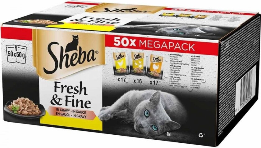 Bilde av Sheba Fresh  & Fine 50x50 g