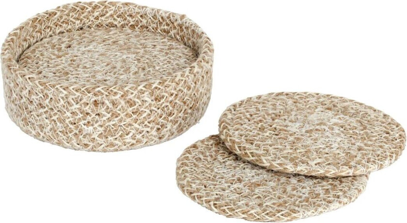 Bilde av Ella glassunderlag Ø 10,5 cm 6-pakning Beige