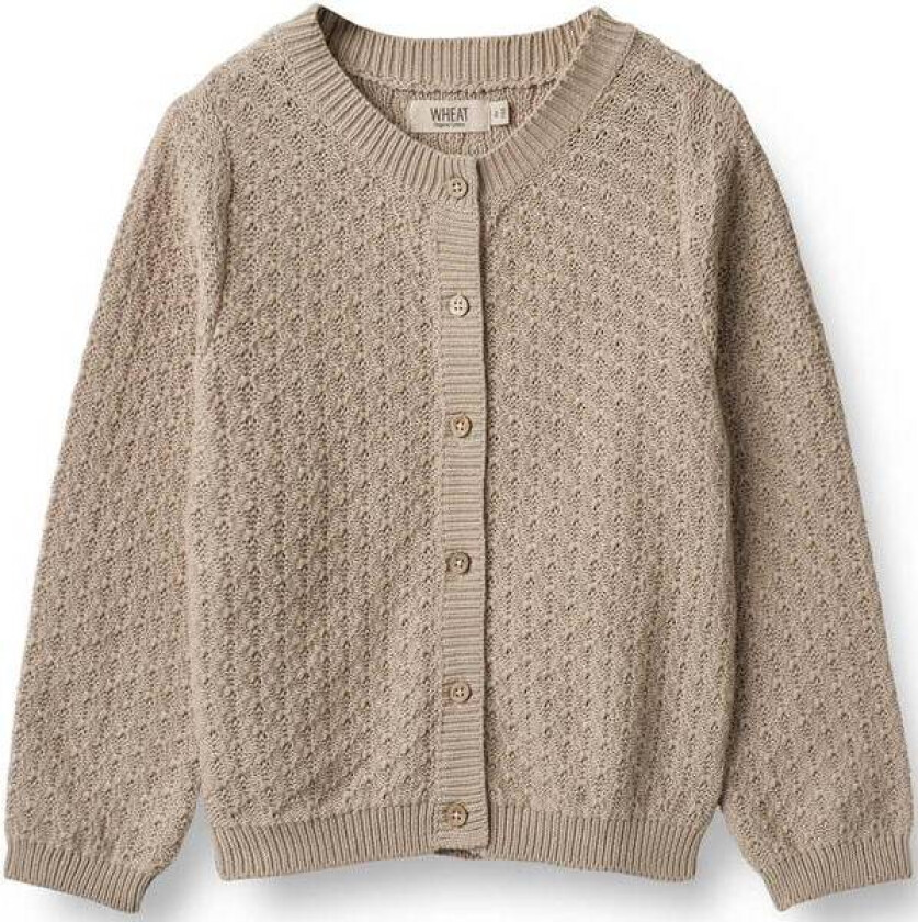 Magnella Strikket Cardigan Til Barn, Soft Beige